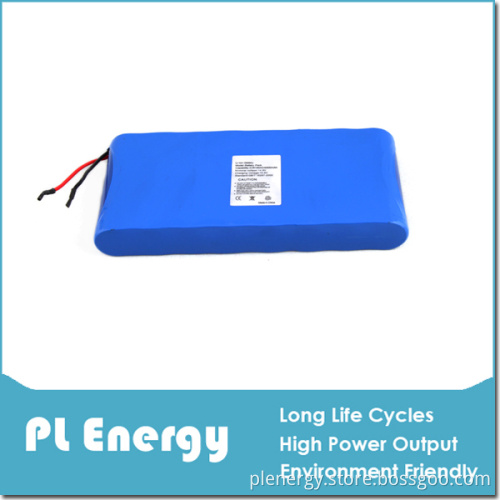 ODM PVC Packing Lithium Ion 7.4V 18650 Battery Pack 10ah with 2s5p